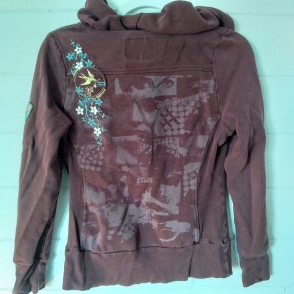 Zara Basic Womens Sheer Navy Long Sleeved Blouse Size Small - Picture 5 of 11